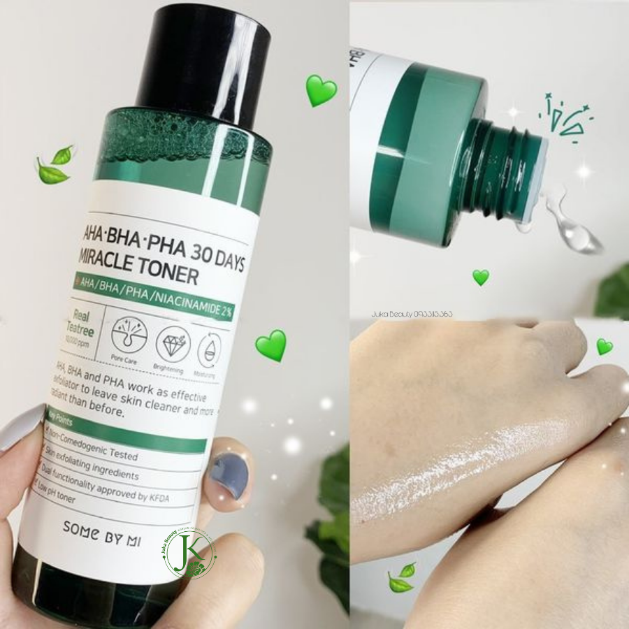  Nước Hoa Hồng Trị Mụn 30 Ngày Some By Mi AHA BHA PHA 30 Days Miracle Toner 150ml 