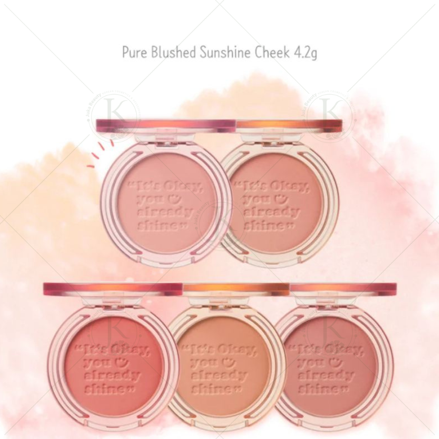  (NEW) Phấn Má Hồng Peripera Pure Blushed Sunshine Cheek 