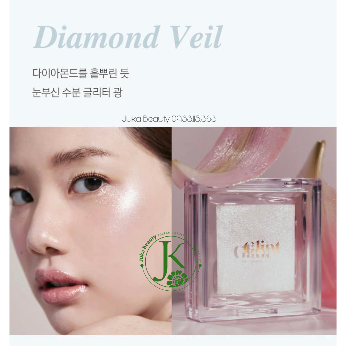  Phấn Bắt Sáng Đa Năng Glint By Vdivov Highlighter 2.3g 