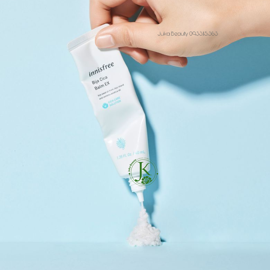  Kem Dưỡng dạng Gel Giảm Mụn, Làm Dịu Da Kích Ứng Innisfree Bija Cica Balm Ex 40ml 