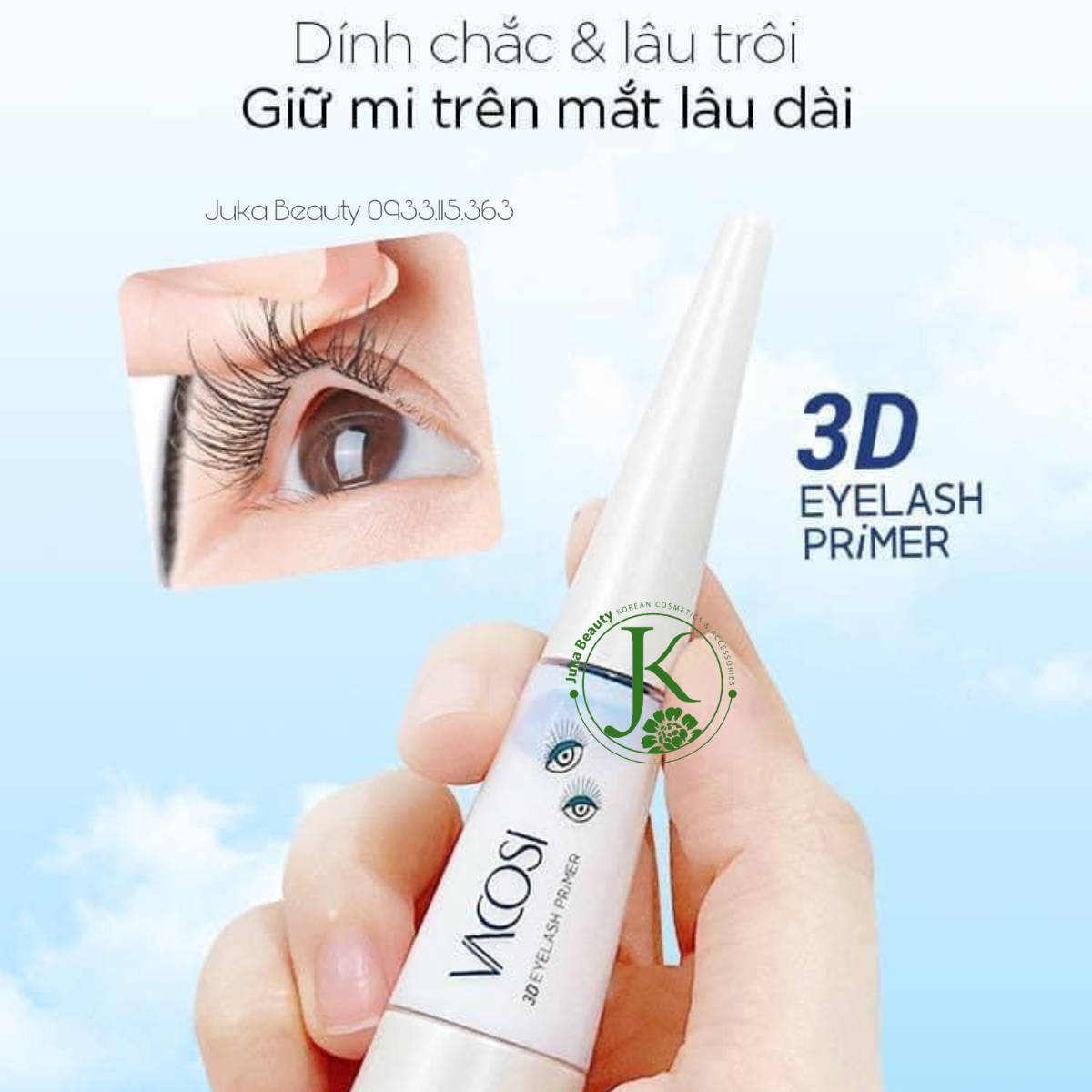  Keo dán mi Vacosi Natural Studio Eyelash 3D Primer - VM12 