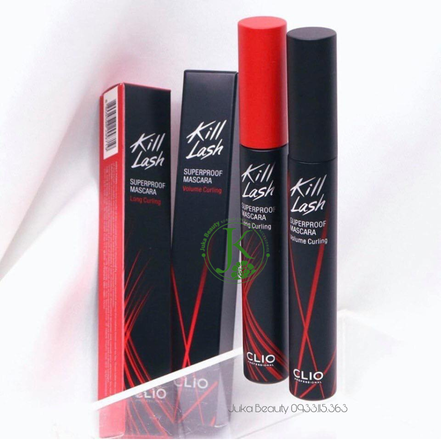  (Mẫu mới) Chuốt mi chống trôi, không lem Clio Kill Lash Superproof Mascara 7g 