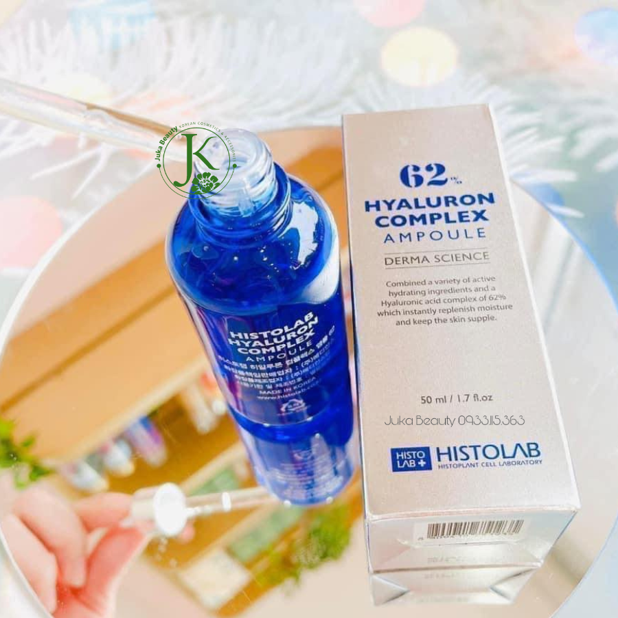  Tinh Chất Siêu Cấp ẩm Histolab 62% Hyaluron Complex Ampoule Derma Science 50ml 