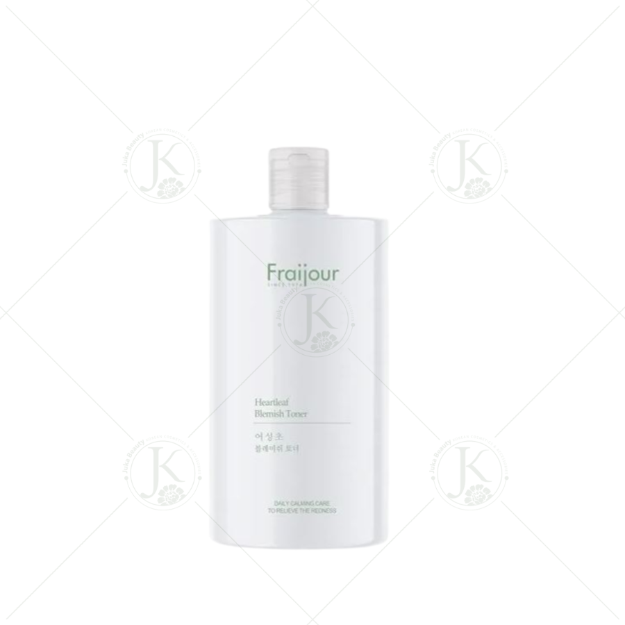  Nước Hoa Hồng Cấp ẩm Da Mụn, Nhạy Cảm Fraijour Heartleaf Blemish Toner 550ml (Trắng) 
