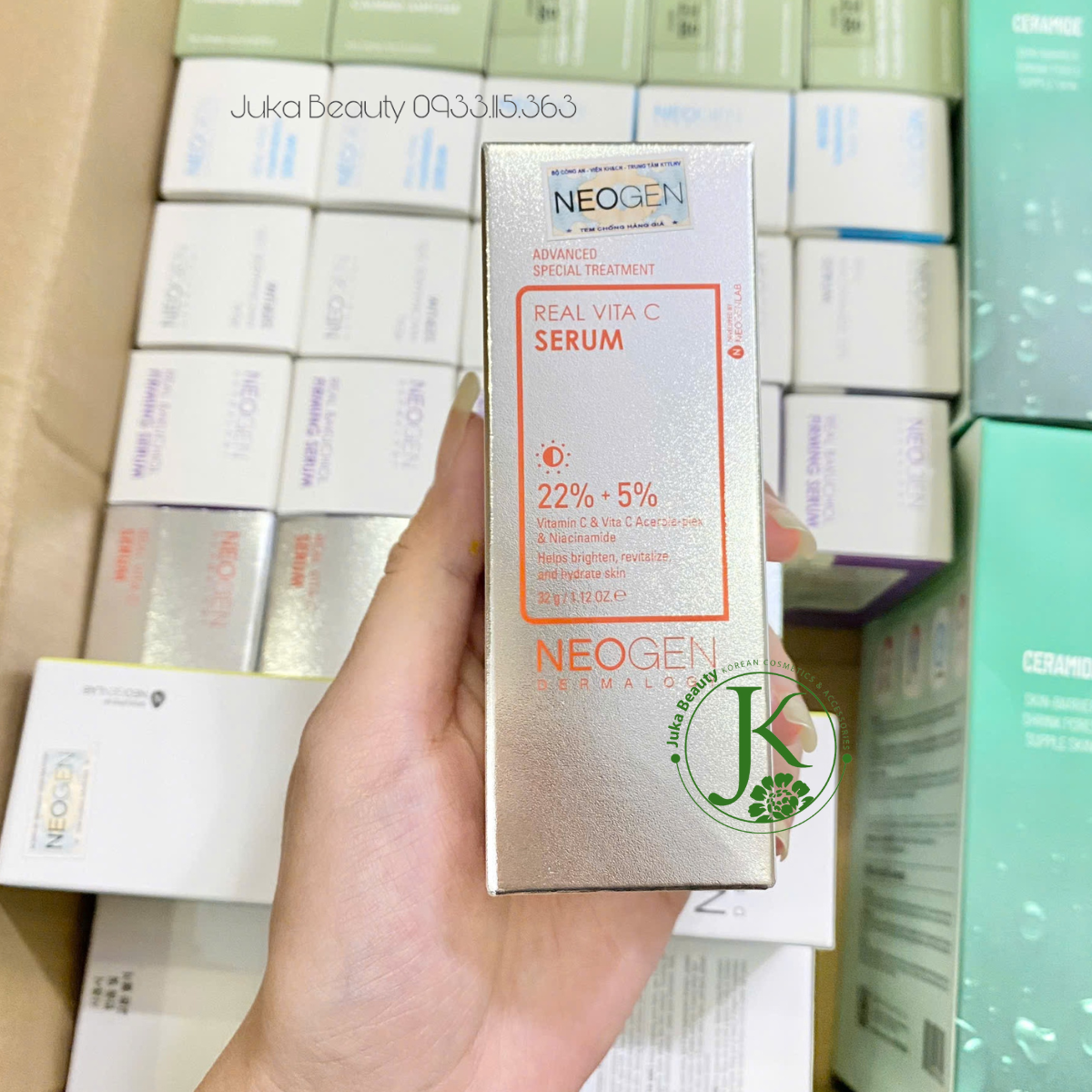  Siêu Tinh Chất Dưỡng Trắng, Mờ Thâm Neogen Dermalogy Real Vitamin C Serum 32g 