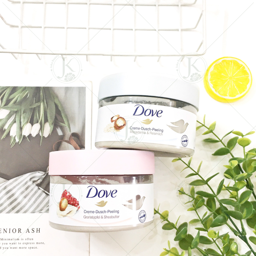  (Bản Đức) Kem tẩy tế bào chết toàn thân Dove Creme Dusch Peeling 225ml 