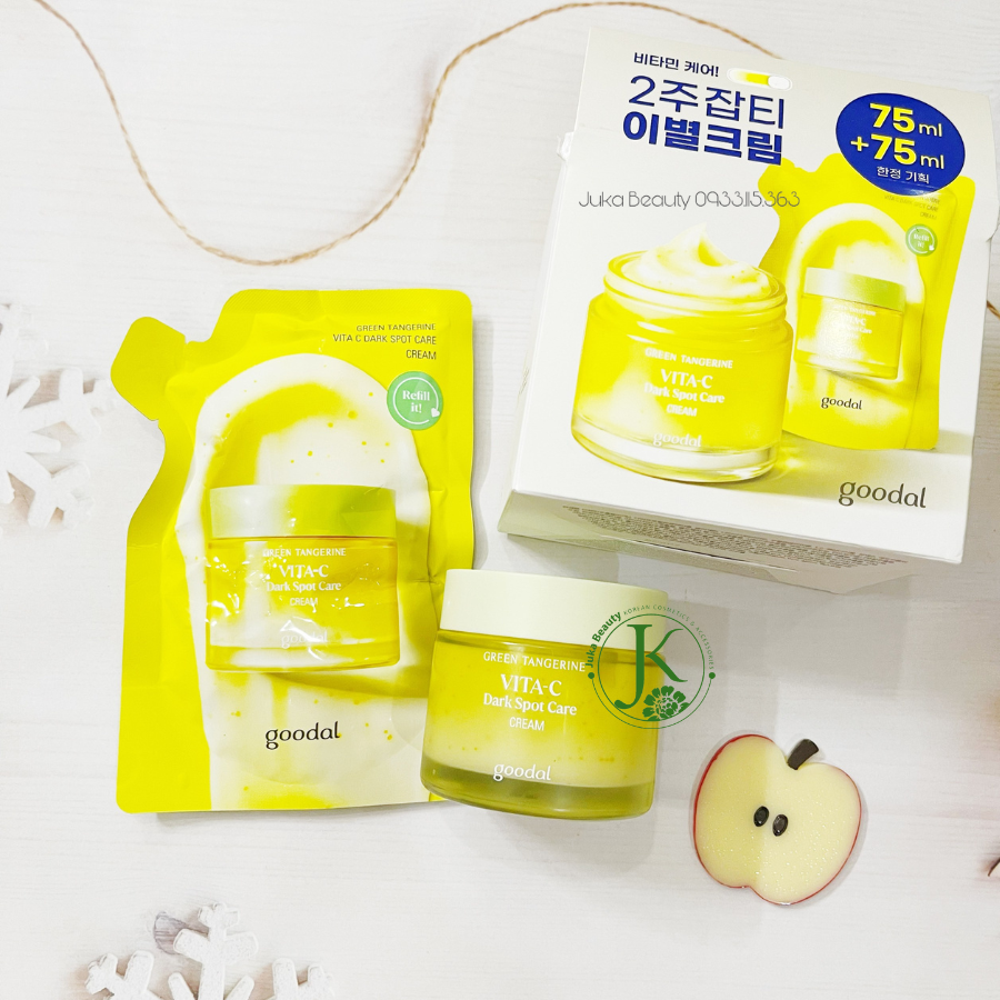  Kem Dưỡng Sáng Da Goodal Green Tangerine Vita C Dark Spot Care Cream 50ML 