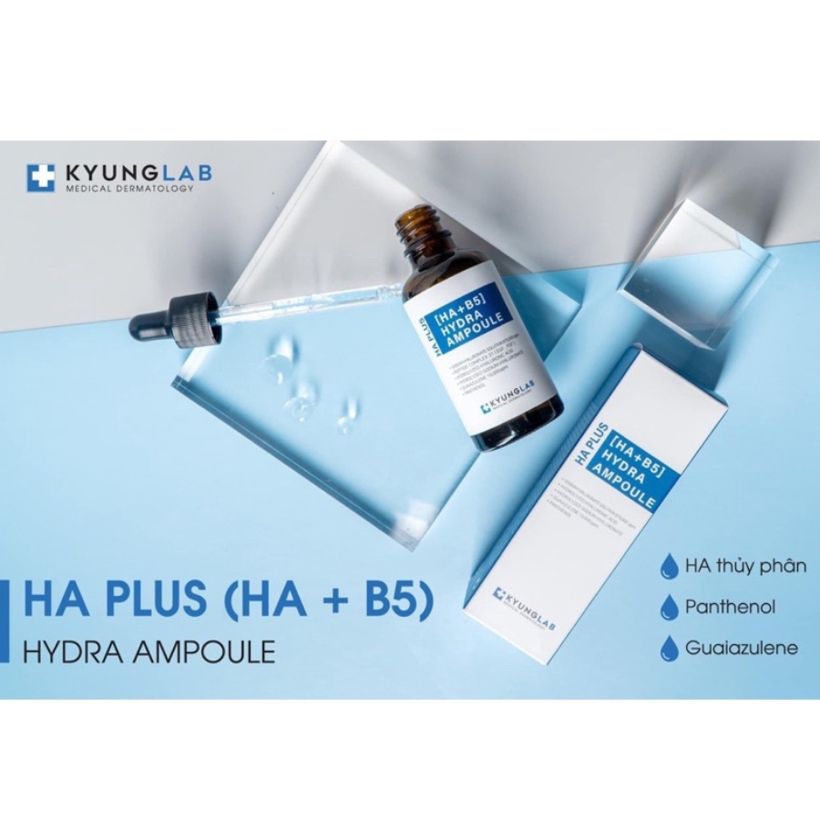  Tinh Chất Căng Bóng Da Kyung Lab HA Plus [HA + B5] Hydra Ampoule 50ml 