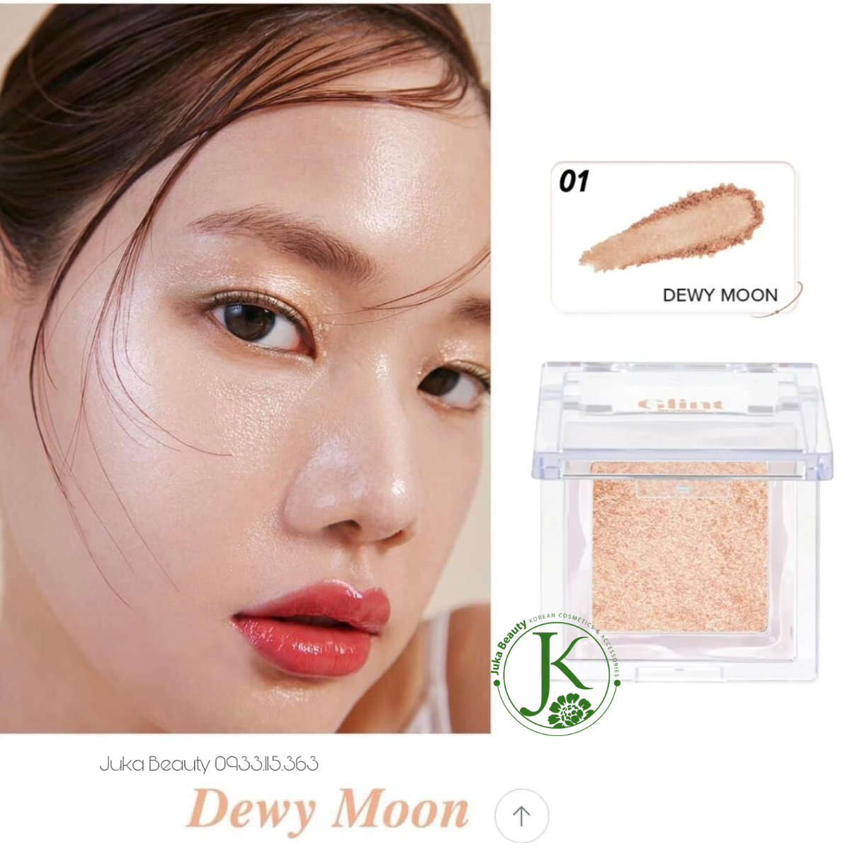  Phấn Bắt Sáng Đa Năng Glint By Vdivov Highlighter 2.3g 