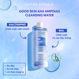  Nước Tẩy Trang Cấp ẩm, Làm Sạch Da Nature Republic Good Skin Cleansing Water 500ml 