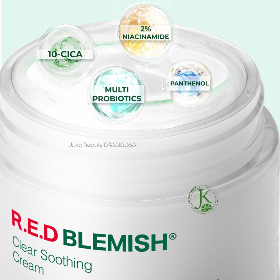  (Mẫu mới) Kem Dưỡng ẩm Làm Dịu, Phục Hồi Da DR.G R.E.D Blemish Clear Soothing Cream 70ml 