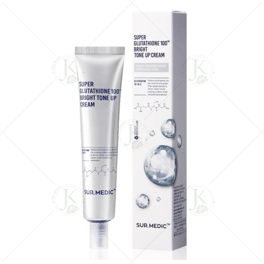 Kem dưỡng trắng da, chống lão hóa Sur.Medic Super Glutathione 100 Bright Tone Up Cream 40ml