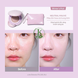  (TẶNG KÈM VÍ) Phấn Nước Chống Nắng Nâng Tone Espoir Dewlike Jello Tone Up Cushion SPF50+ PA+++ 15g 