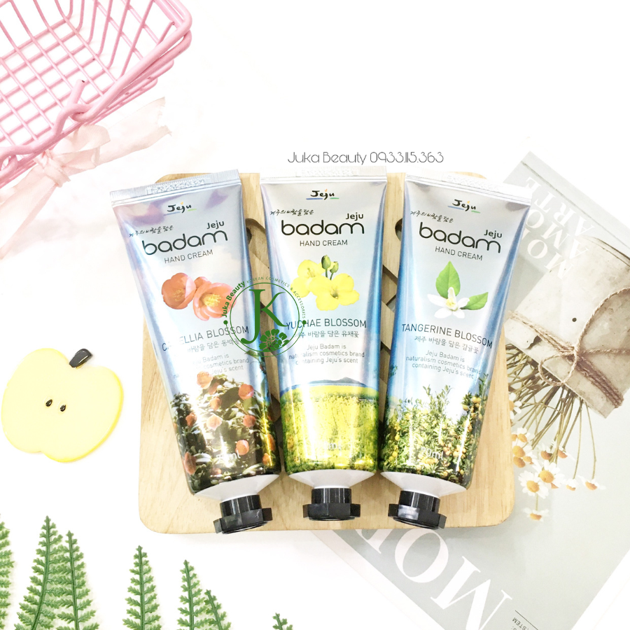  (SALE LỖ) Kem Dưỡng ẩm Cho Da Tay Mềm Mại Jeju Badam Hand Cream 70ml 