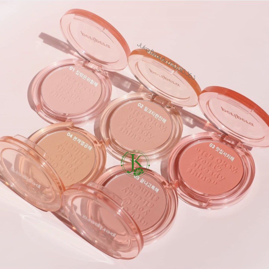  (NEW) Phấn Má Hồng Peripera Pure Blushed Sunshine Cheek 