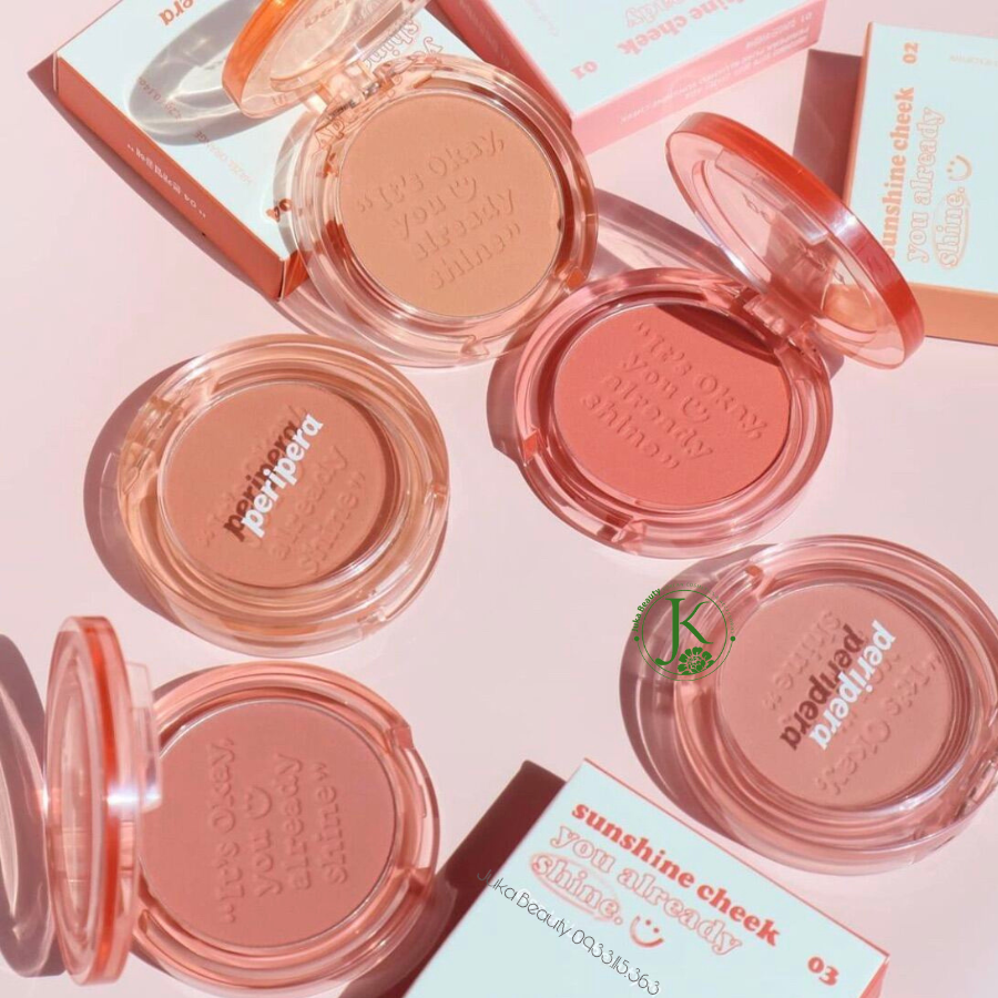  (NEW) Phấn Má Hồng Peripera Pure Blushed Sunshine Cheek 