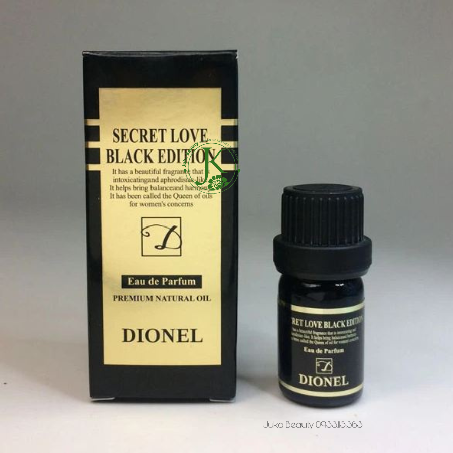  Nước Hoa Vùng Kín Dionel Secret Love Black Edition Premium Natural Oil 5ml (không tích điểm) 