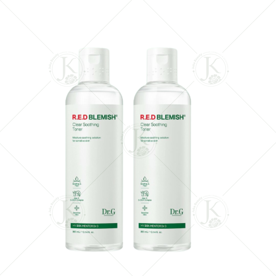 (Mẫu Mới) Nước Hoa Hồng Dưỡng Ẩm Làm Dịu Da Dr.G R.E.D Blemish Clear Soothing Toner 300ml