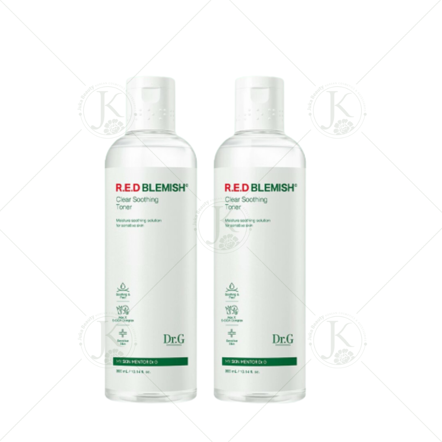  (Mẫu Mới) Nước Hoa Hồng Dưỡng Ẩm Làm Dịu Da Dr.G R.E.D Blemish Clear Soothing Toner 300ml 