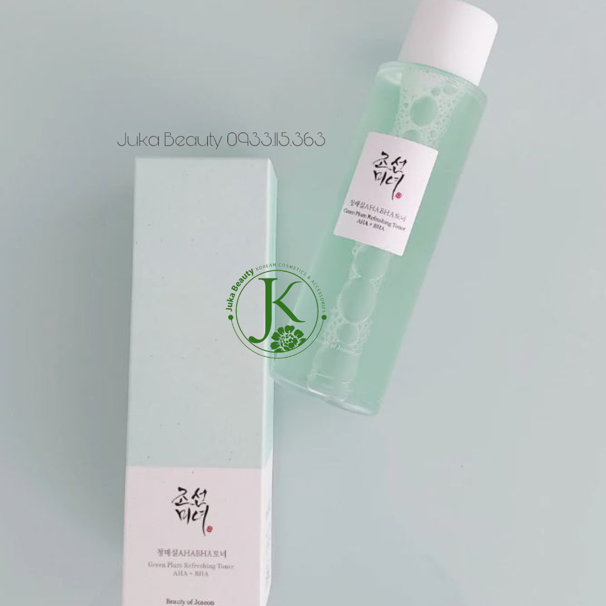  Nước Hoa Hồng Giảm Mụn Đầu Đen Beauty Of Joseon Green Plum AHA + BHA Refreshing Toner 150ml 