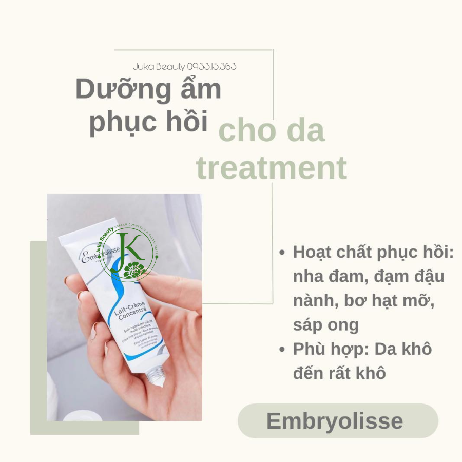  [SIÊU HOT] Kem Dưỡng ẩm Phục Hồi Da Embryolisse Lait Crème Concentré 