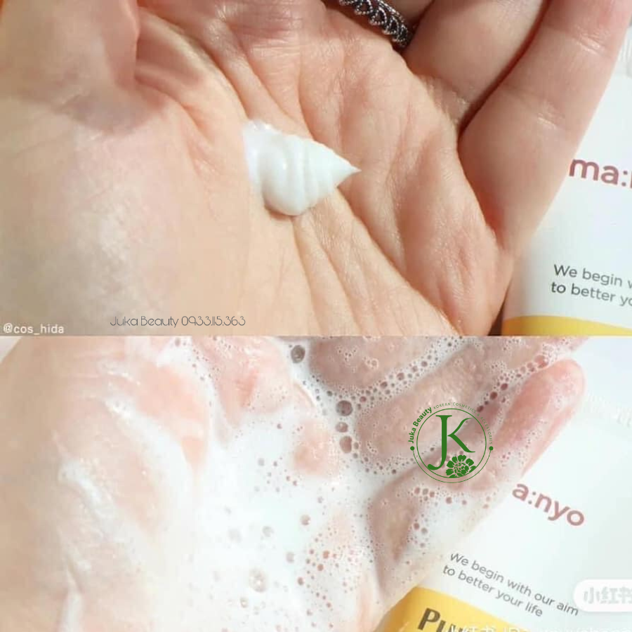  Sữa Rửa Mặt Tạo Bọt, Sạch Sâu Da Ma:nyo Pure & Deep Cleansing Foam 