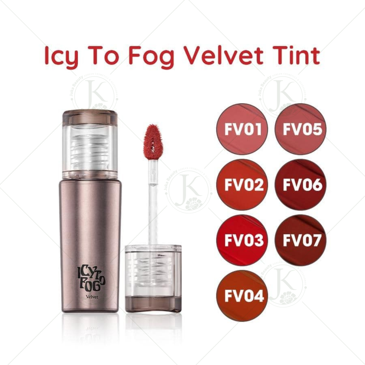  (PHIÊN BẢN MỚI) Son Kem Lì Black Rouge Icy To Fog Velvet Tint 39.6g 