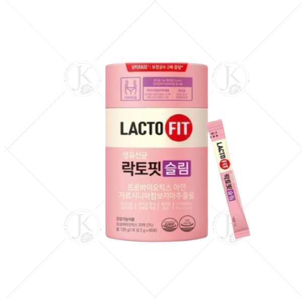  (Hồng) Men Vi Sinh Lợi Khuẩn, Hỗ Trợ Giảm Cân Lacto Fit Slim 2gx60 gói 