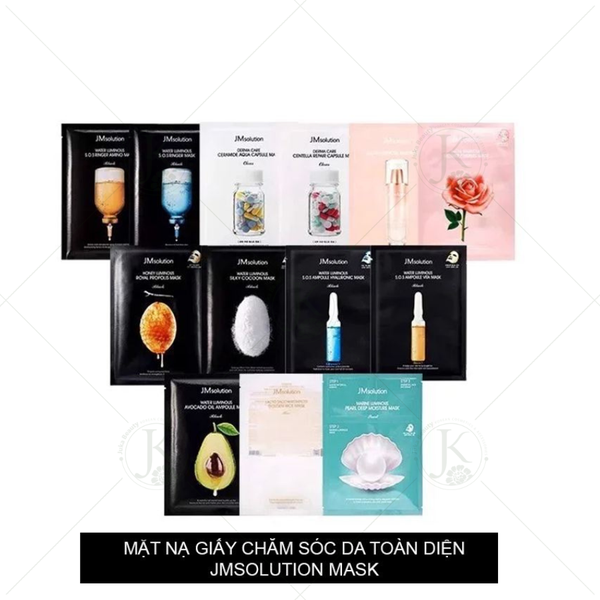  Mặt Nạ Giấy Cấp ẩm, Dưỡng Trắng Da JM Solution Active Mask 30ml (1 miếng) 