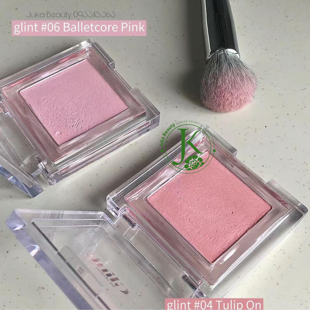  Phấn Má Hồng Glint By Vdivov Baked Blush 2.4g 