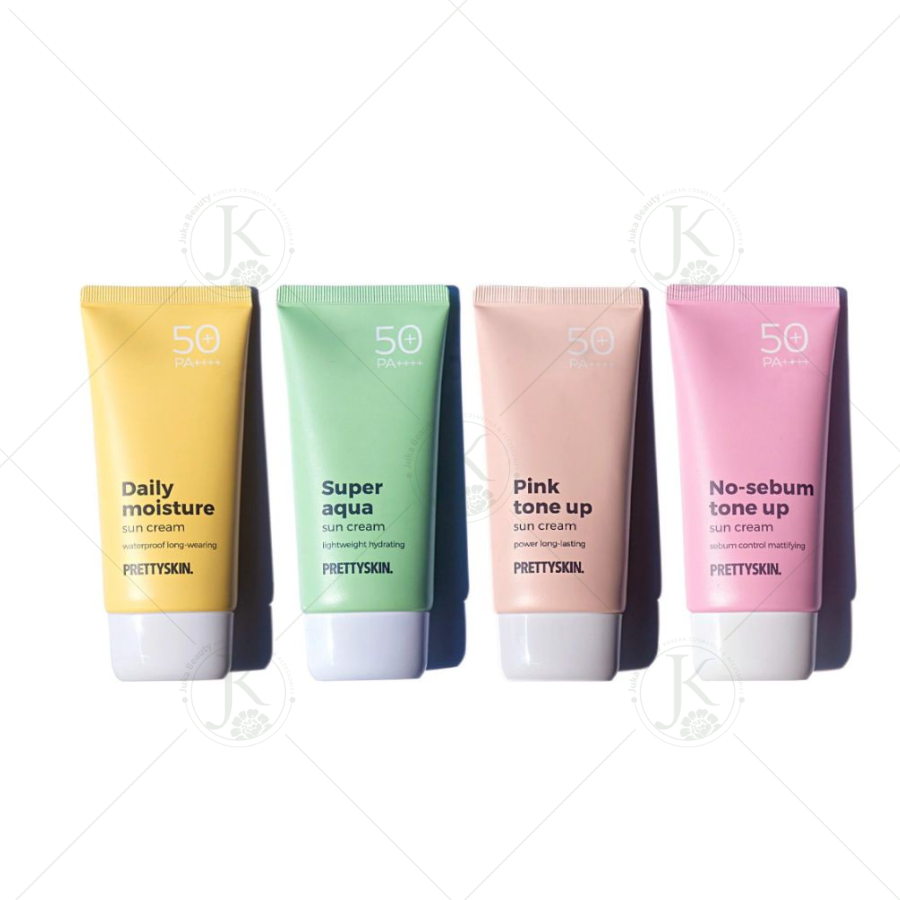  Kem Chống Nắng Dịu Nhẹ, Kiềm Dầu, Nâng Tone Da PrettySkin Sun Cream  SPF 50+ PA++++ 70ml 