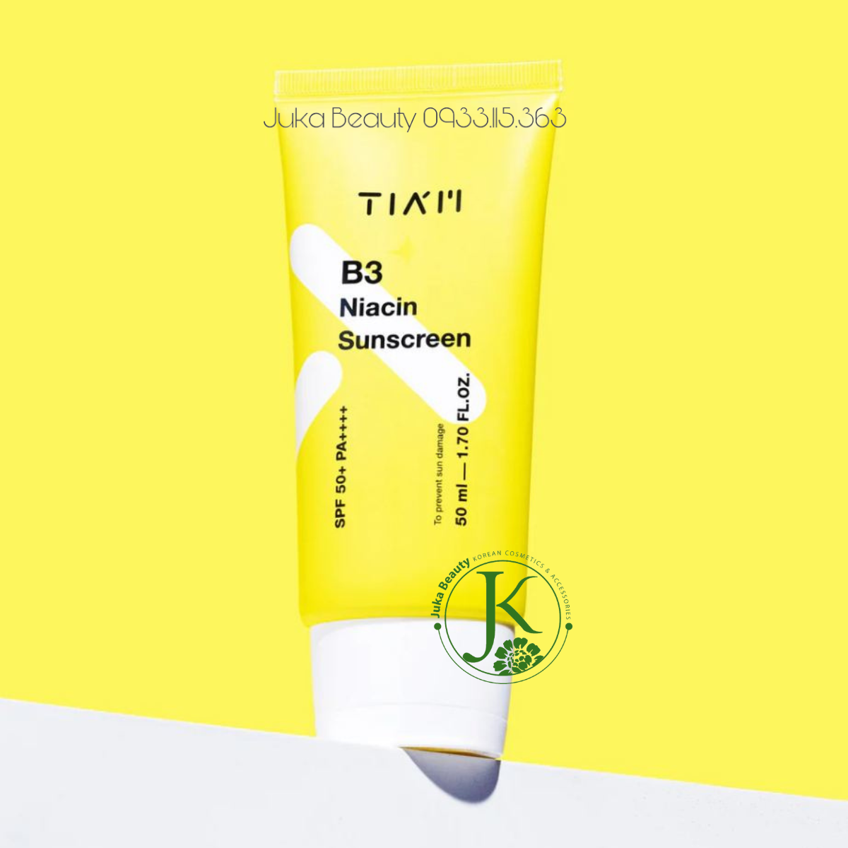  (SALE LỖ) Kem Chống Nắng Phổ Rộng, Dưỡng Trắng Da Tiam B3 Niacin Sunscreen SPF50+ PA++++ 50ml 