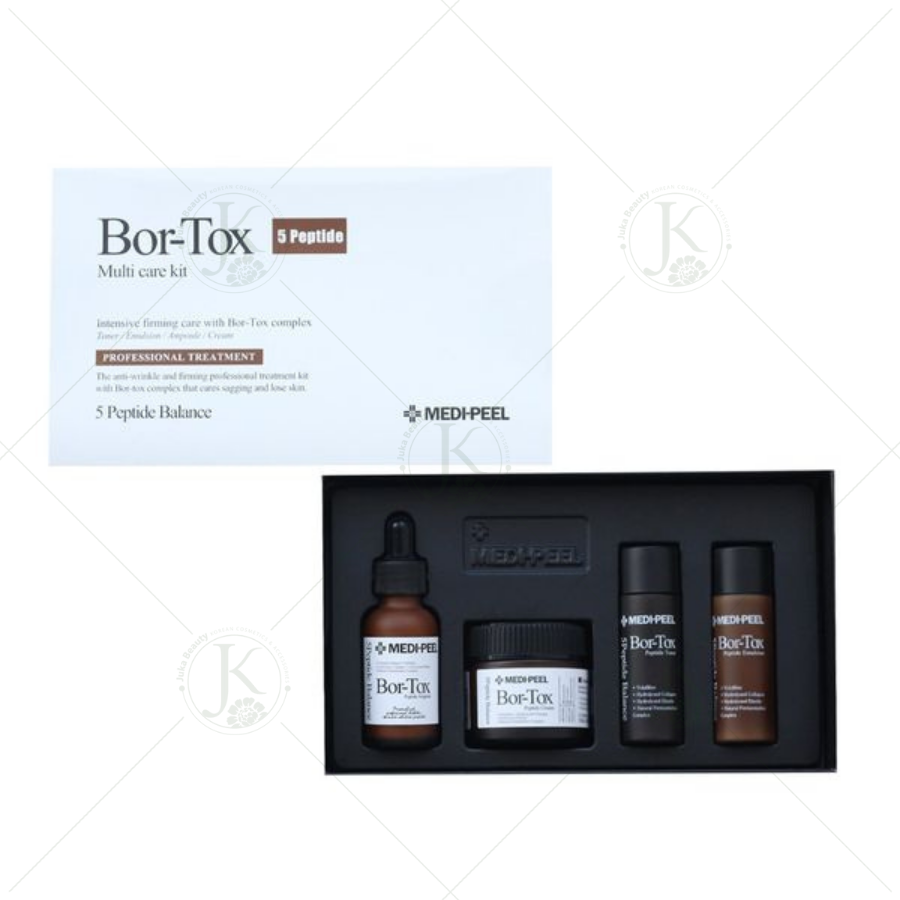  Bộ Sản Phẩm Cải Thiện Nếp Nhăn GIúp Da Căng Mượt Medi Peel Bor-Tox 5 Peptide Multi Care Kit 