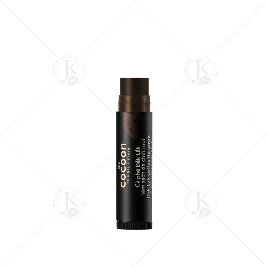  Tẩy tế bào chết môi, chiết xuất cà phê Cocoon Dak Lak Coffee Lip Scrub 5g 