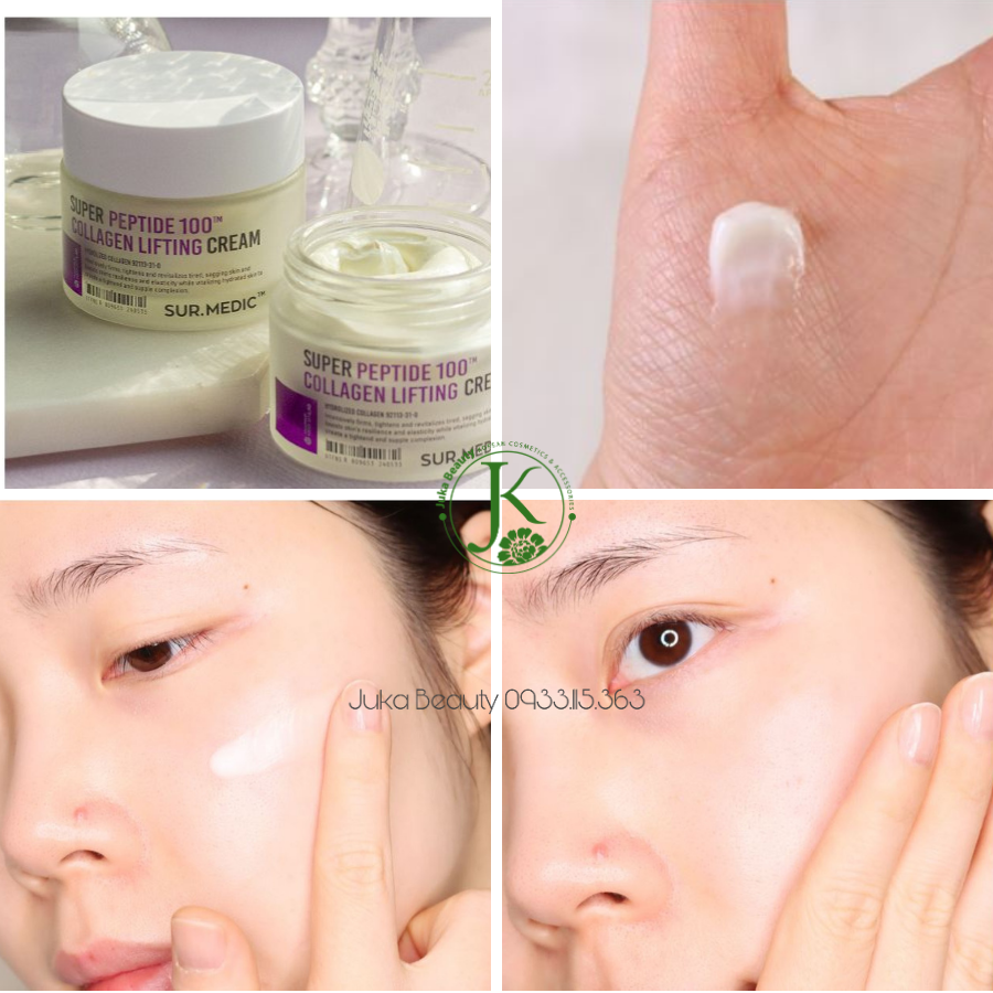  Kem dưỡng chống lão hóa, nâng cơ Sur.medic+ Super Peptide 100tm Collagen Lifting Cream 50ml 