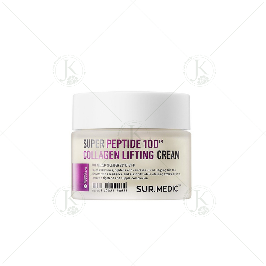  Kem dưỡng chống lão hóa, nâng cơ Sur.medic+ Super Peptide 100tm Collagen Lifting Cream 50ml 