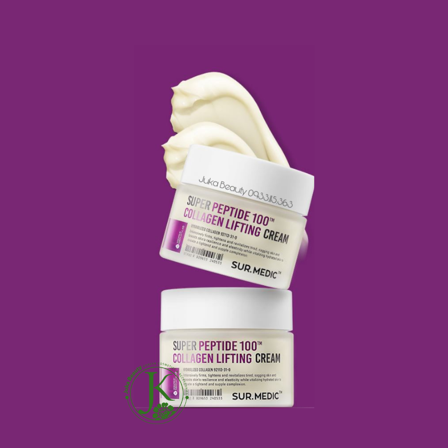  Kem dưỡng chống lão hóa, nâng cơ Sur.medic+ Super Peptide 100tm Collagen Lifting Cream 50ml 