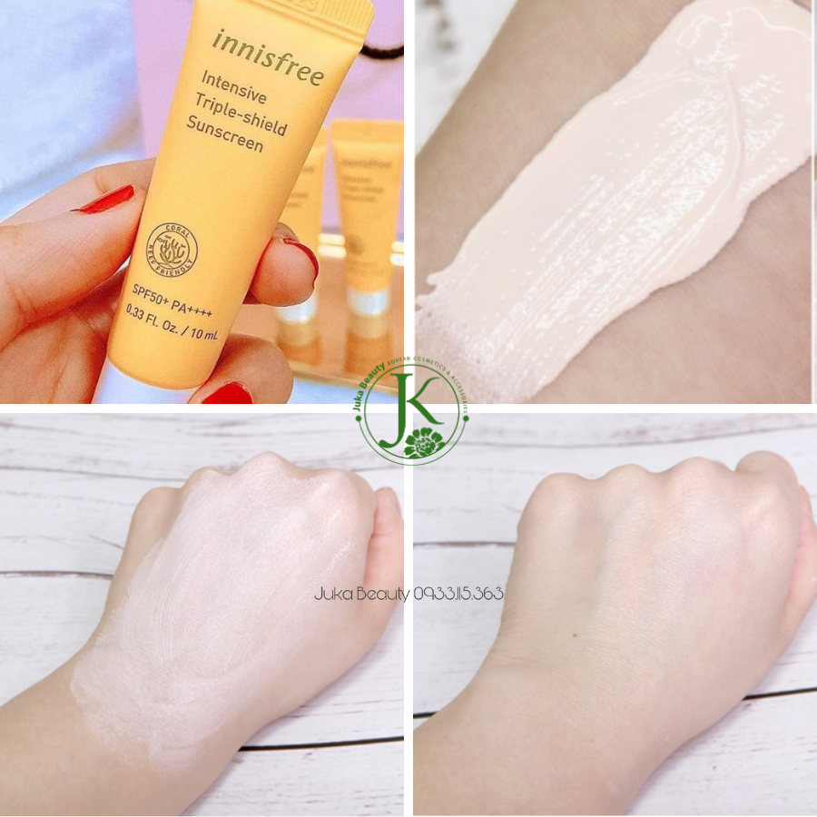 MINI] Kem chống nắng Innisfree Intensive Triple-Shield Sunscreen – Juka  Beauty