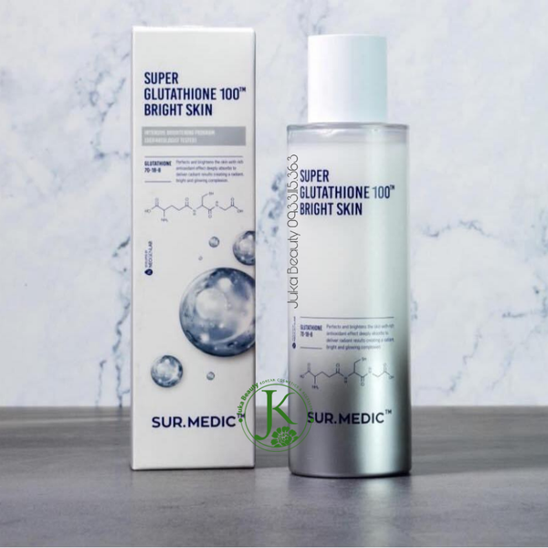  Nước hoa hồng dưỡng trắng da Sur.Medic Super Glutathione 100 Bright Skin 145ml 