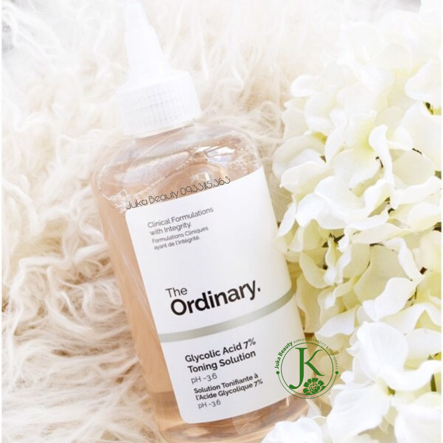  Nước Hoa Hồng Sáng Da, Tẩy Tế Bào Chết The Ordinary Glycolic Acid 7% + Toning Solution 240ml 