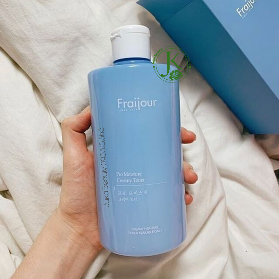  Nước hoa hồng dạng sữa Fraijour Pro Moisture  Creamy Toner 500ml 