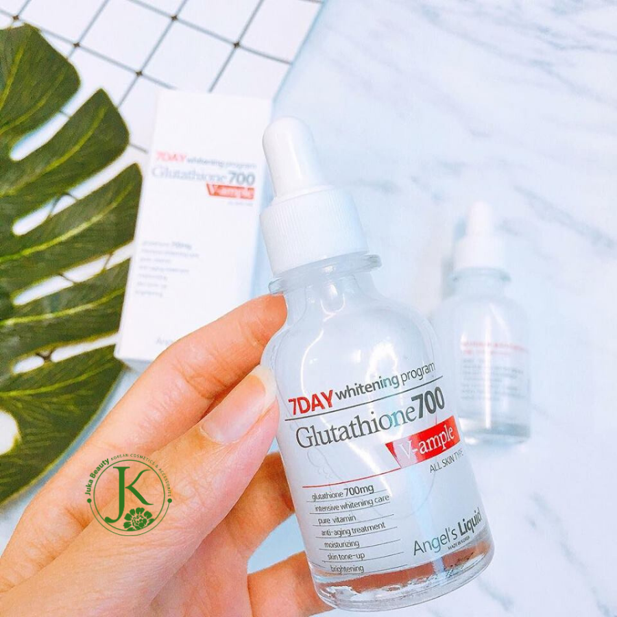  Tinh Chất Dưỡng Trắng, Phục Hồi Da Angel's Liquid 7Day Whitening Program Glutathione 700 V-Ample 