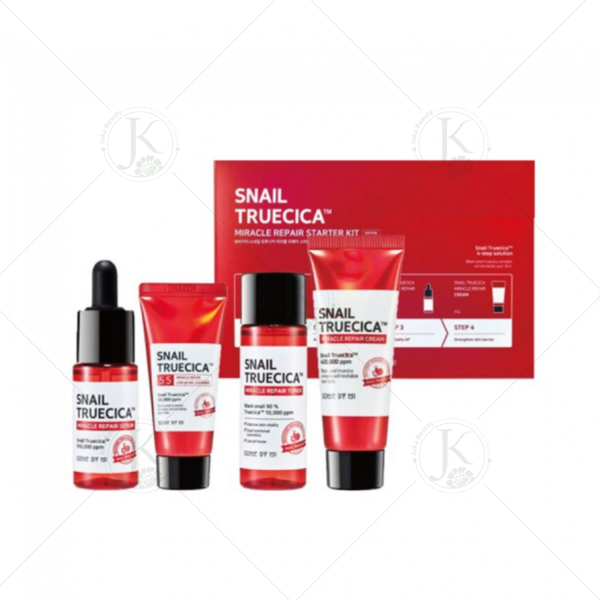 Bộ Chăm Sóc Da Làm Mờ Sẹo Some By Mi Snail Truecica Miracle Repair Starter Kit (4 Items)