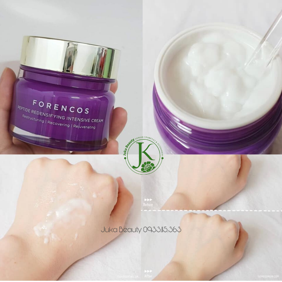  Kem dưỡng trắng da ban đêm Forencos Peptide Redensifying Intensive Cream (Tím) 