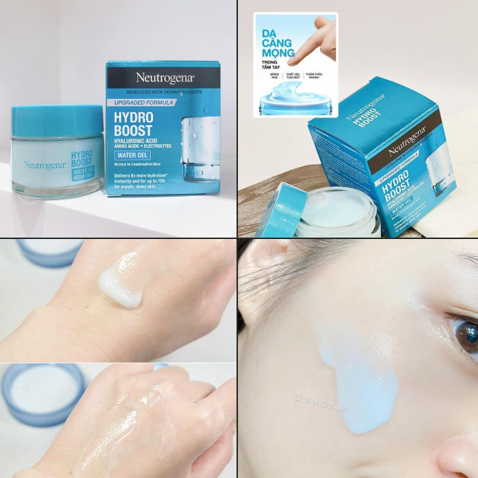  (Mẫu mới) Kem dưỡng ẩm, cấp nước Neutrogena Hydro Boost Hyaluronic Acid Water Gel 50g 