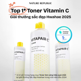  Nước Hoa Hồng Dưỡng Sáng Mờ Thâm Nám Nature Republic Vitapair C Toner 300ml 