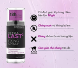  Xịt Khóa Nền Catrice Kiềm Dầu, Giữ Ẩm, Căng Bóng, Lâu Trôi Catrice Fixing Spray 50ml (3 dòng) 