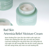  (HSD 8/2026) Kem dưỡng ẩm ngải cứu Badskin Artemisia Relief Moisture Cream 100ml 