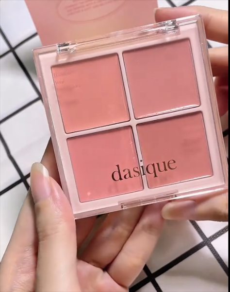  Phấn má hồng 4 ô Dasique Blending Mood Cheek 16.8g 
