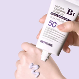  (TÍM) Kem Chống Nắng Nâng Tone PrettySkin Hydra B5 Exosome Tone Up Purple Sun Cream SPF50+ PA++++ 50ml 